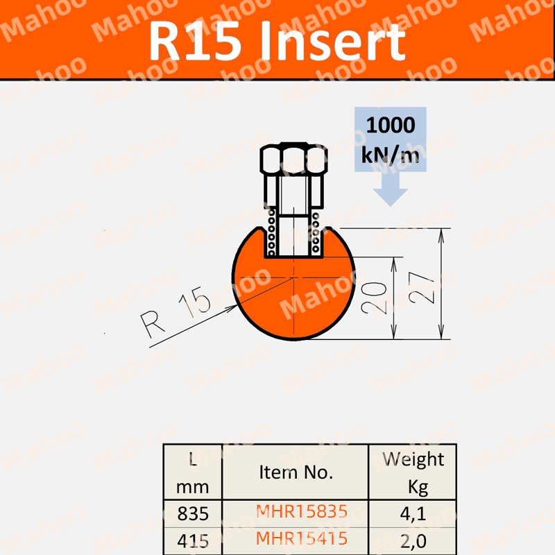 馬赫圓弧折彎機模具-R15圓弧折彎刀