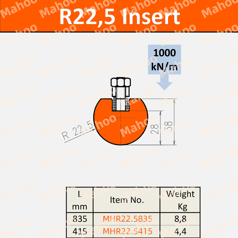 馬赫圓弧折彎機模具-R22.5圓弧折彎刀